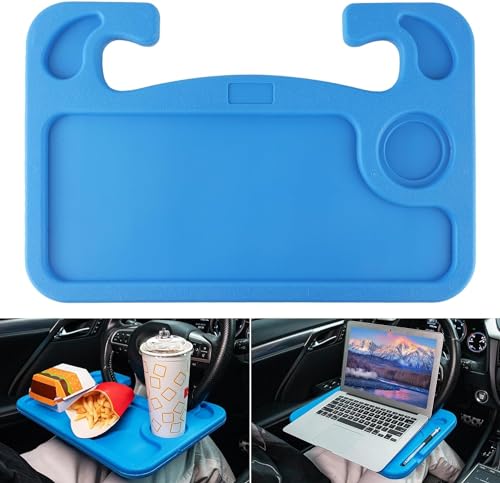Blue Color Car Steering Wheel Laptop & Dining Tray – Portable Desk