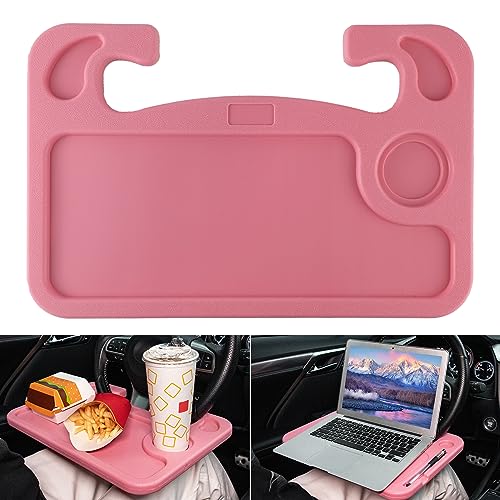 Pink Color Car Steering Wheel Laptop & Dining Tray – Portable Desk