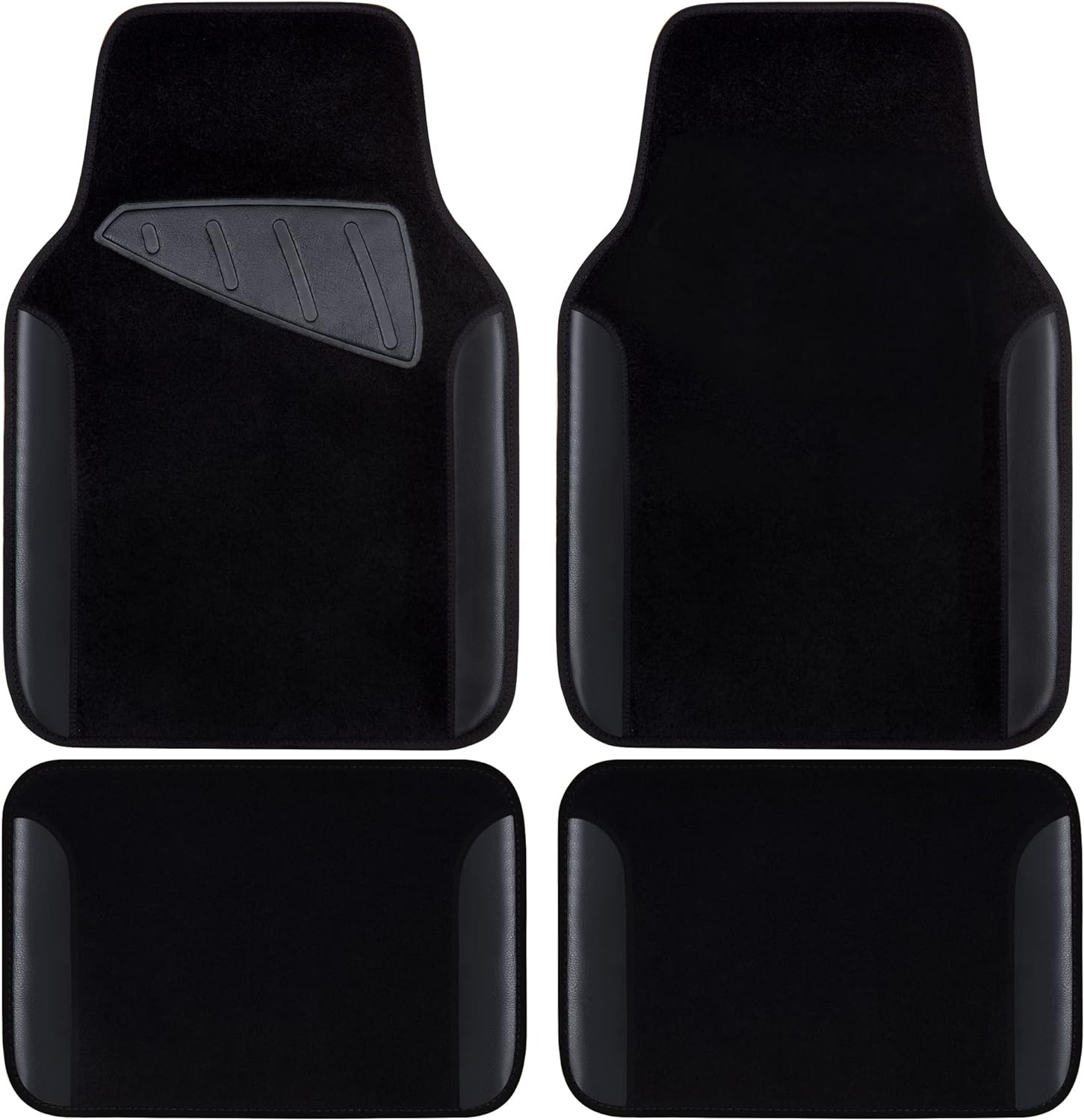 Waterproof Faux Leather Car Floor Mats Set Of 4