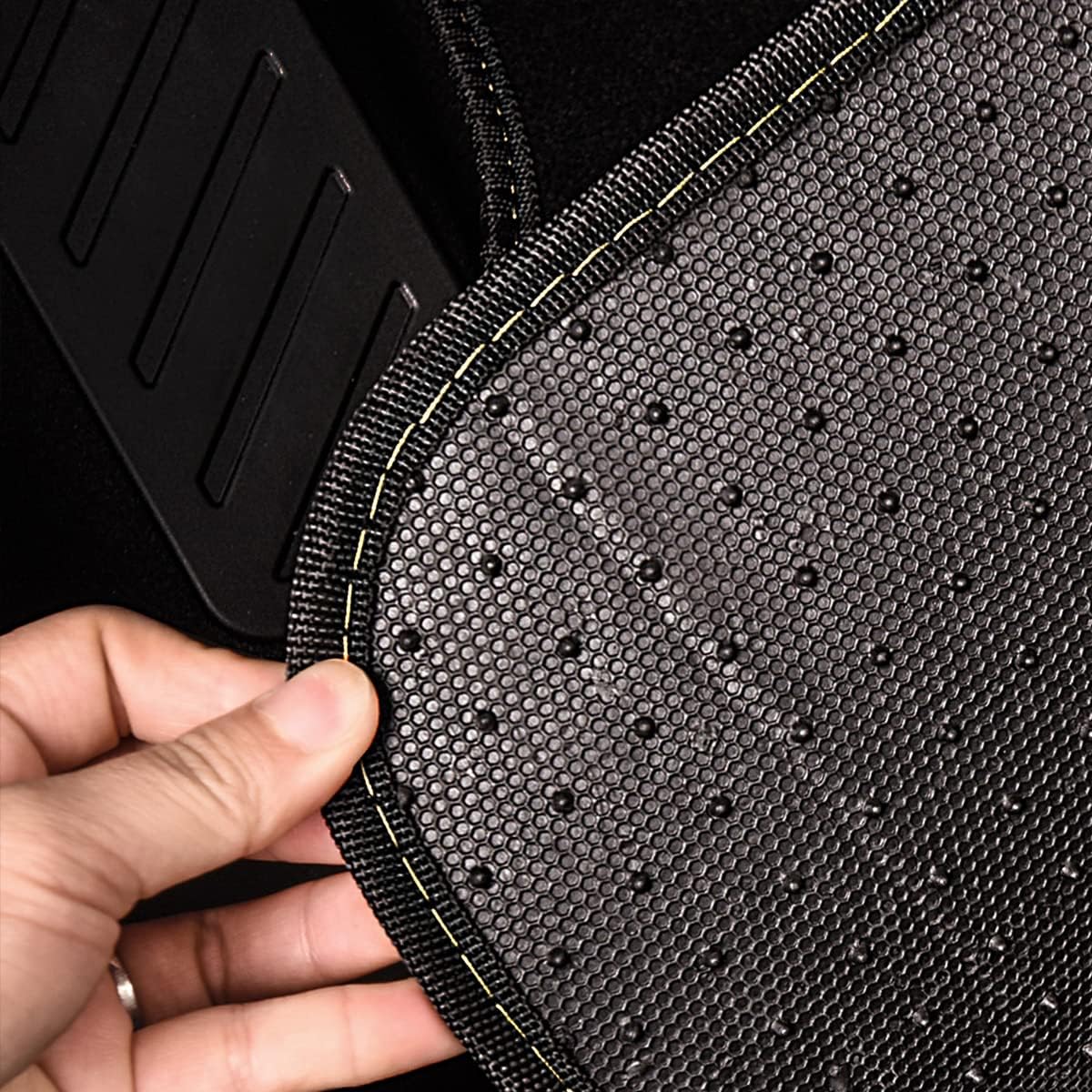 Waterproof Faux Leather Car Floor Mats Set Of 4
