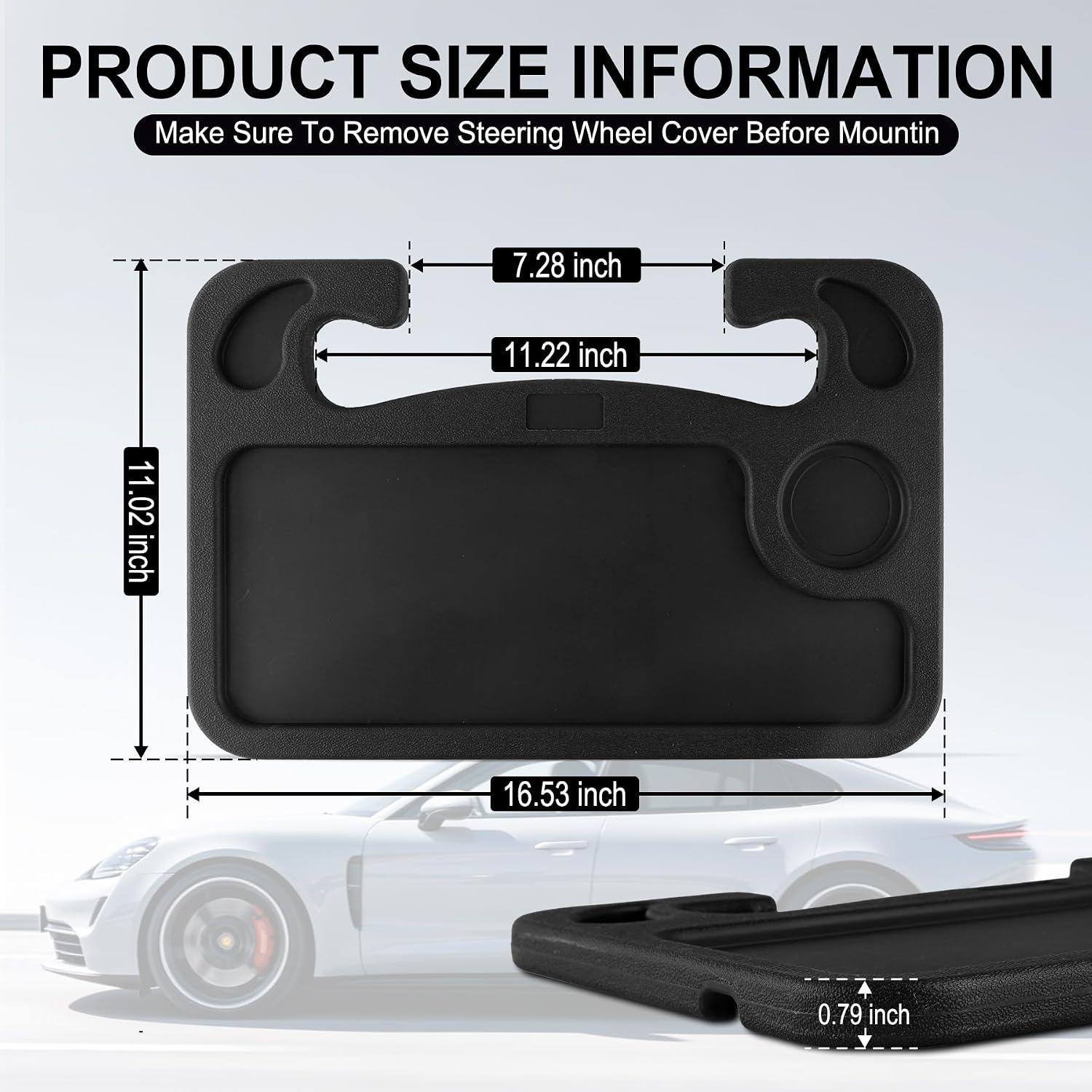 Car Steering Wheel Laptop & Dining Tray – Portable Desk